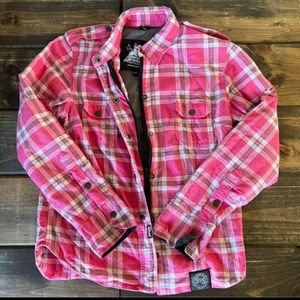 Smokin' Aces Womens Flannel Moto Shacket